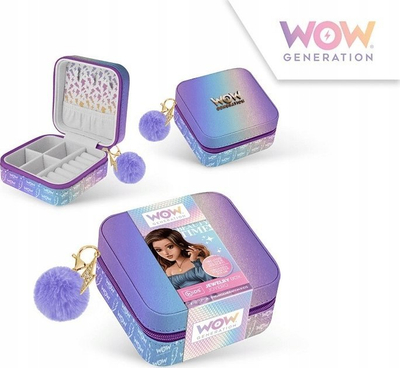 Кутија за накит WOW Generation Travel Jewellery Box WOW00010-311, компактна, розова