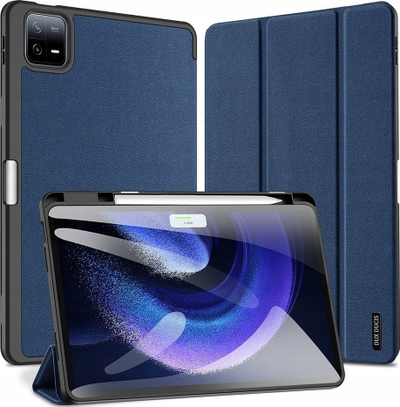 Mbulesë tablet DUX DUCIS për Xiaomi Pad 6 Domo Series, me qëndrim, me mbajtës stylus, blu