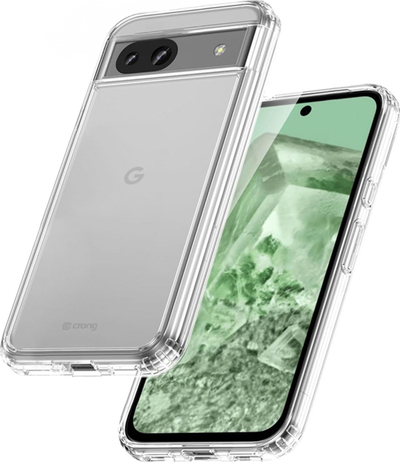 Kapak telefoni Crong Crystal Shield për Google Pixel 8a, kundër goditjeve, transparent