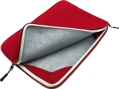 Çantë mbrojtëse për laptop FIXED Sleeve, deri 14", neopren, e kuqe