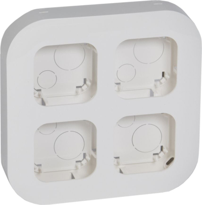 Stacion muror Forix Workstation, 4 module, montim sipërfaqësor, i bardhë