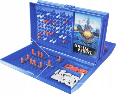 Loje tavoline Mega Creative Battle Vessel, per dy lojtare, 3+, blu