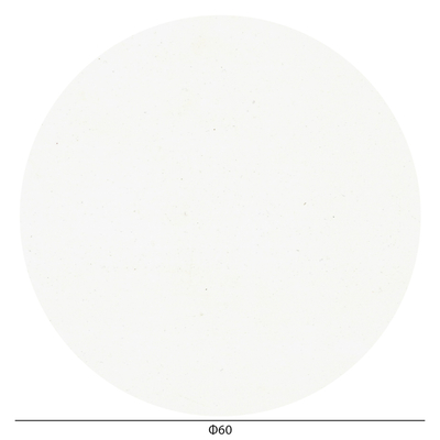 Tabaka tryeze HPL HM5841.22, rrumbullake 60cm, HPL rezistent, e bardhë