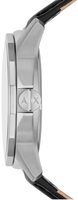 Orë dore për meshkuj Armani Exchange, e zezë