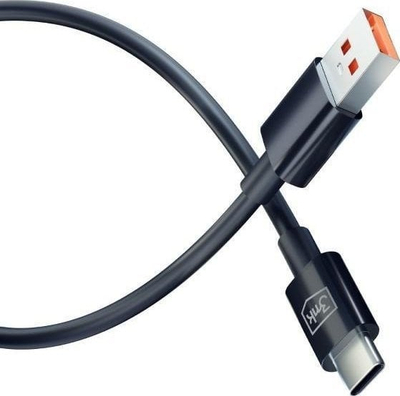 Kabllo USB 3MK 3M005894, USB A në USB C, 1.2 m, e zezë