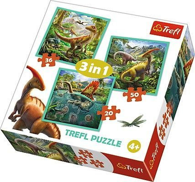 Puzzle Trefl 3në1 (GXP-645298), shumengjyrëshe