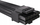 Kabllo Endorfy 12-pin - PCIe 6-pin x2, 0.6m, e zezë