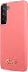 Mbështjellës telefoni Guess Silicone Script GUHCS22MLSLMGFU për Samsung Galaxy S22 Plus, silikon, fuchsia