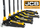 Krik hidraulik JCB TZ84007, 3.5 ton, profil i ulët, verdh e zi