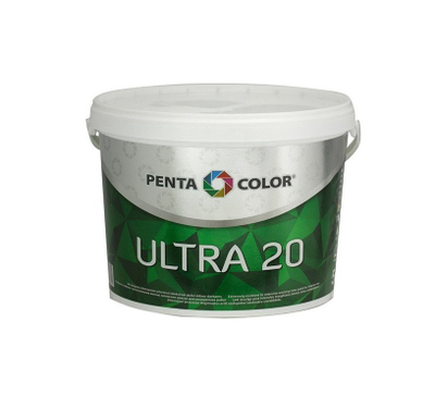 Ngjyrë muri Pentacolor Ultra 20, bojë emulsioni, 5L, e bardhë