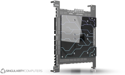 Панел за енергија Singularity Computers PowerBoard Universal E-ATX, со резервоар D5, за ладење со вода, проѕирен