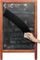 Sfungjer tavoline Securit Chalkboard Sponge, shkumë melamine, set 2 copë, i bardhë