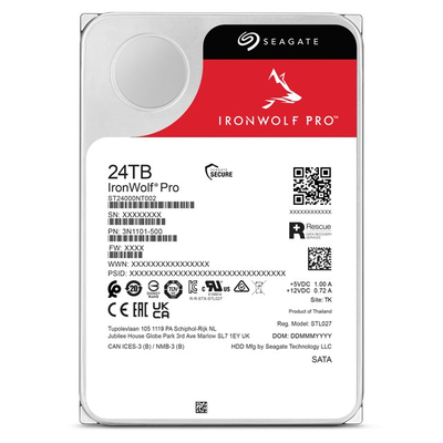 Disk Seagate IronWolf Pro, 24TB, SATA III, 7200rpm