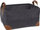 Shportë rujtje Home Styling Collection, korduroy, 36 x 26 x 19 cm, antracit
