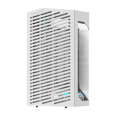 Darkflash Kuti kompjuteri DY470 (I bardhë) + 4 ventilatorë