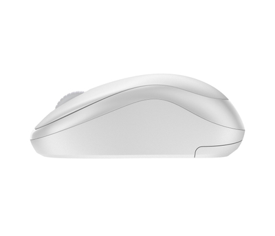 Mouse Logitech MK240 Silent Wireless, Bluetooth, 1000 DPI, i bardhë