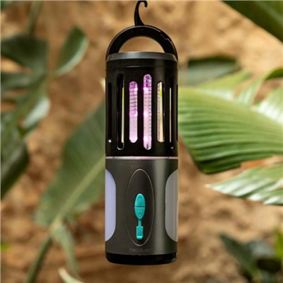 Llambë 3 në 1 kundër mushkonjave, 5W, bateri 1800 mAh, IPX4, portokalli
