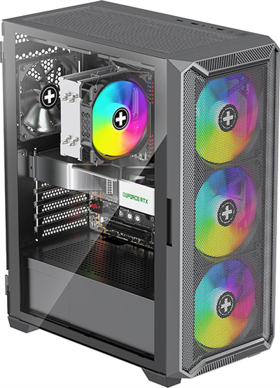 Kullë PC Xilent Blade II X613, ARGB, panel xhami, e zezë