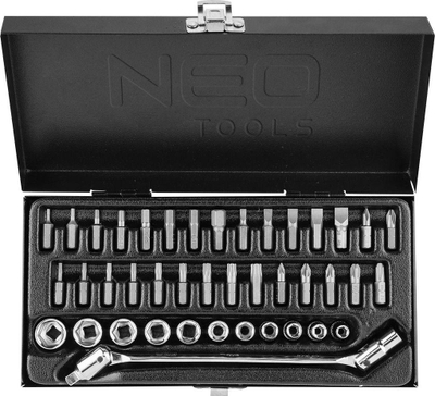 Set çelësash Neo (08-603), 1/4", 41 copë