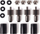 Set montimi Alphacool Core Push 25mm, M3 M4 UNC 6-32, 4 copë