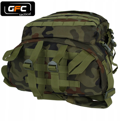 Çantë shpine taktike GFC 3 Day Assault Pack 20L, najlon, camo Forest Panther