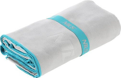 Peshqir banje NILS Quick Drying Microfiber, 100x180 cm, mikrofibër, gri