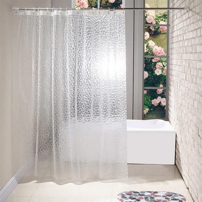 Perde dushi Aptel, 180 cm x 200 cm, transparente