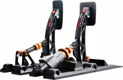 Pedale sim racing Asetek Forte, USB, PC, të zeza