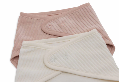 Perparse Bandana Velvet Rib Wild Rose/Ivory (2pack)