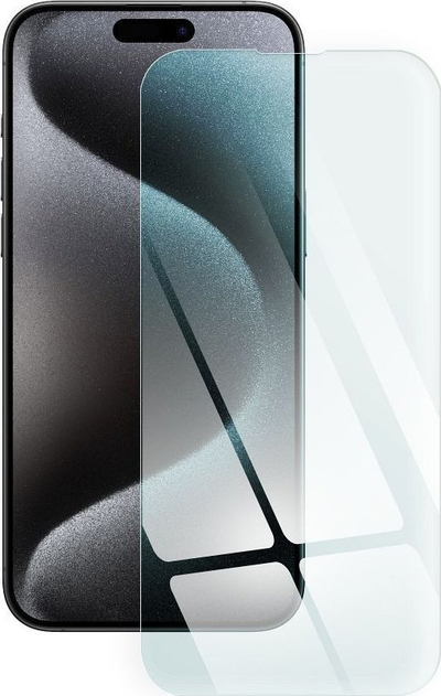 Stakll xhami i temperum Blue Star për iPhone 15 Pro Max, 0.3mm, transparent