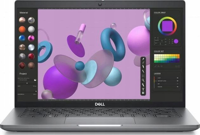 Лаптоп Делл Пресижн 3480, 14", i5-1335U, 32GB 1TB, сива