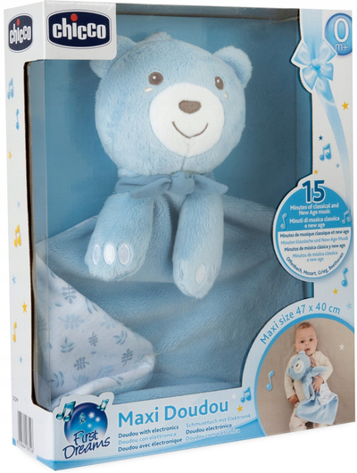 Pëlhurë përqafimi Chicco Maxi Cuddle, XXL, me melodi, shumëngjyrëshe