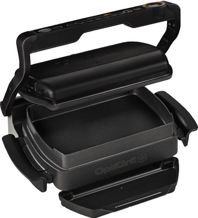 Skarë elektrike Tefal Optigrill Snacking & Backing GC7148, e zezë