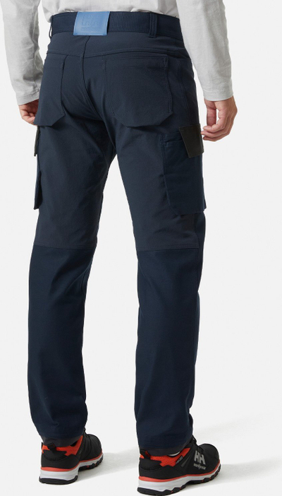 Pantallona pune Helly Hansen Oxford 4X Cargo, me elastik, me refleks, gri