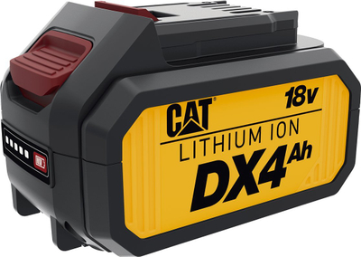 Akumulator CAT DXB4, 18V, 4.0Ah Lithium Ion, i verdhë