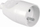 Fole njëshe Volteo 16A 250V DEPLOYABLE W / U, e bardhë
