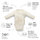 Body bebe Kenguru Gold Fox, 56-62, pambuk organik, bezhë