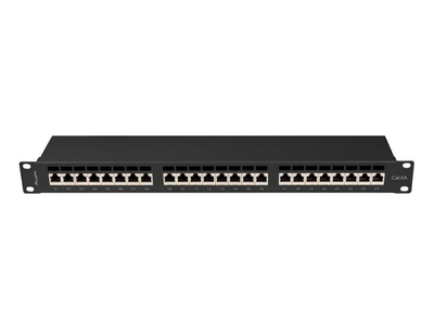 Patch panel rrjeti Gembird 24 porta, 1U 19", Cat.6A FTP, i zi