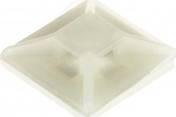 Mbajtëse vetëngjitëse për lidhëse kabllosh PS-3-12X12/W, 12x12mm, e bardhë