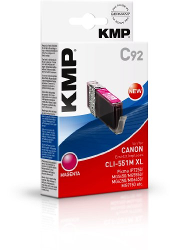Кертриџ со боја KMP C92, за Canon CLI-551M XL, магента