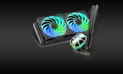 Ftohës uji Sapphire Nitro+ S240-A, 240mm AiO, ARGB, i zi