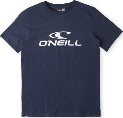 Bluzë për fëmijë O'Neill Wave Jr 92800550222, pambuk 100%, me mëngë të shkurtra, blu e errët