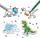 Set kreativ SES Creative Sticker Maker Dinosaurs, set ngjitësesh 3D, për kalamaj
