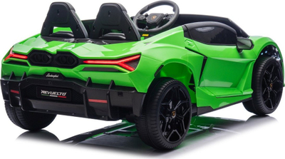 Makina elektrike për fëmijë Lamborghini Revuelto XL STRONG, 24V, rrota të fryrshme, e gjelbër