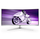Monitor Philips 34M2C8600/00, 34", OLED, i bardhë