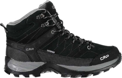 Çizme malore CMP Rigel Mid M 3Q12947-73UC, me membranë ClimaProtect, shollë FullOn Grip, ngjyrë e zezë