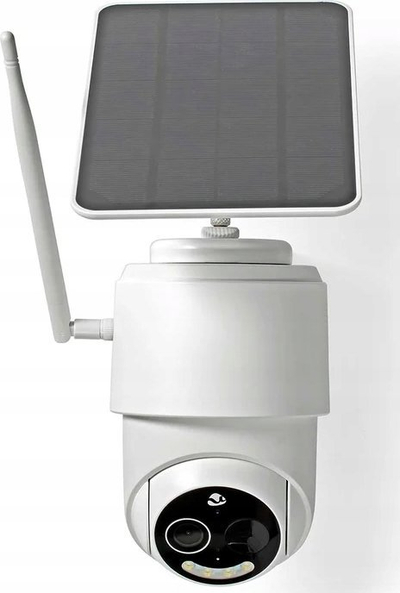 Kamerë sigurie SmartLife HD CCTV PTZ, WiFi, me panel dielli, e bardhë