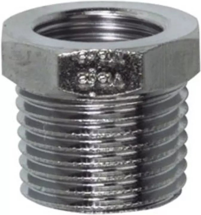 Reduktor bronzi Transit TDM 600.75/215, 1/2" x 3/8", me filetim, ngjyrë krom