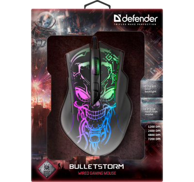 Глувче Defender GM-928 BULLETSTORM, Gaming, USB Type-A