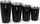 Gotë termo MiiR TruEnamel Tumbler, 350ml, çelik inox, e zezë